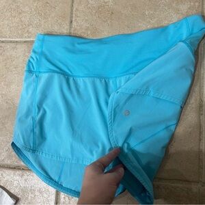 lululemon athletica Light Blue Athletic Shorts